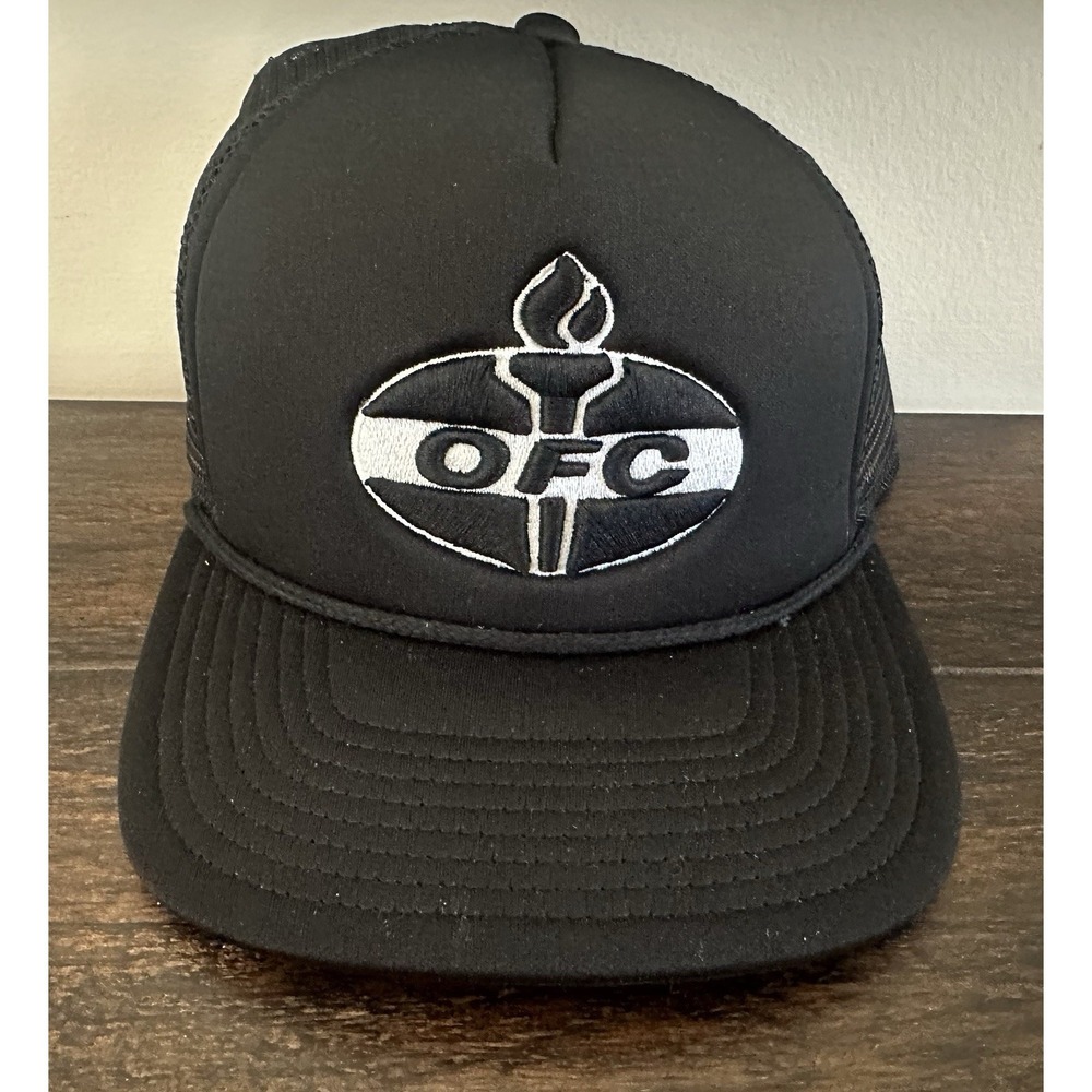 Crowned Heads OFC Ozgener Family Cigars Black Mesh Trucker Snapback Hat NEW